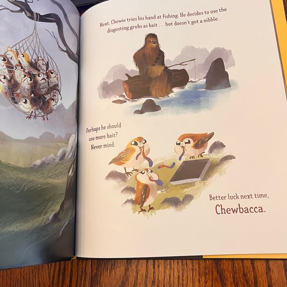 Star Wars: The Last Jedi Chewie and the Porgs Hardcover - Kevin Shinick - Picture 4 of 4